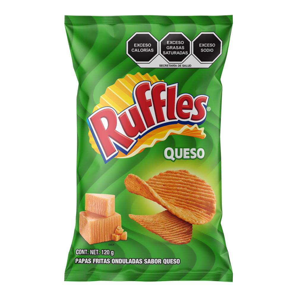 Ruffles Queso Comparte 120Gr CCK