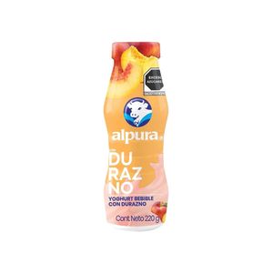 Yoghurt Alpura Bebible Durazno 220G