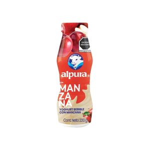 Alpura Yoghurt Bebible Manzana 220G