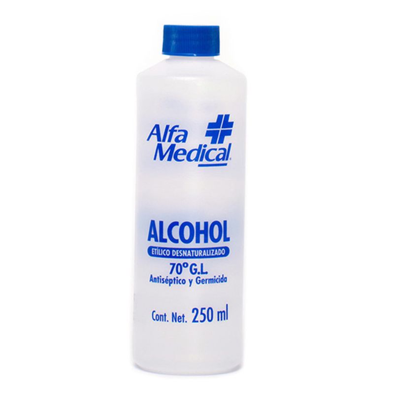 Alcohol-Etilico-Desnaturalizado70°-250Ml