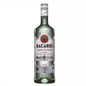 Bacardi Ron Blanco 980Ml