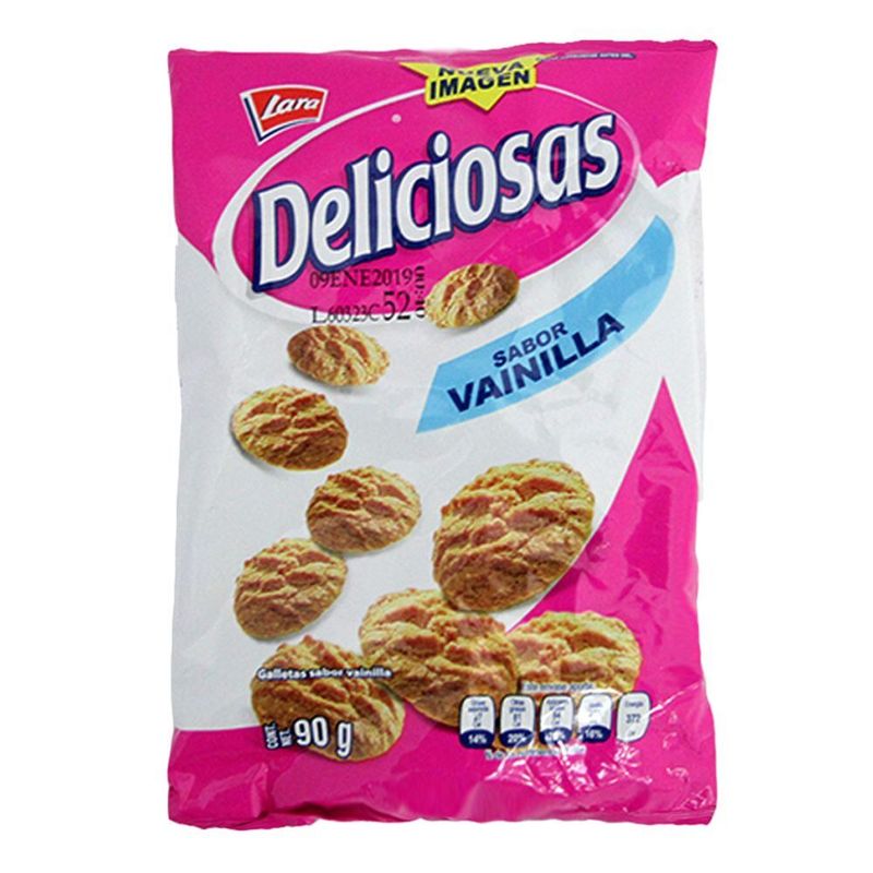 Lara-Deliciosas-Vainilla-1P-90G