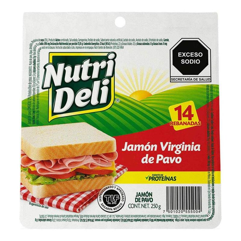 Jamon-Virginia-Pavo-Nutri-Deli-250gr