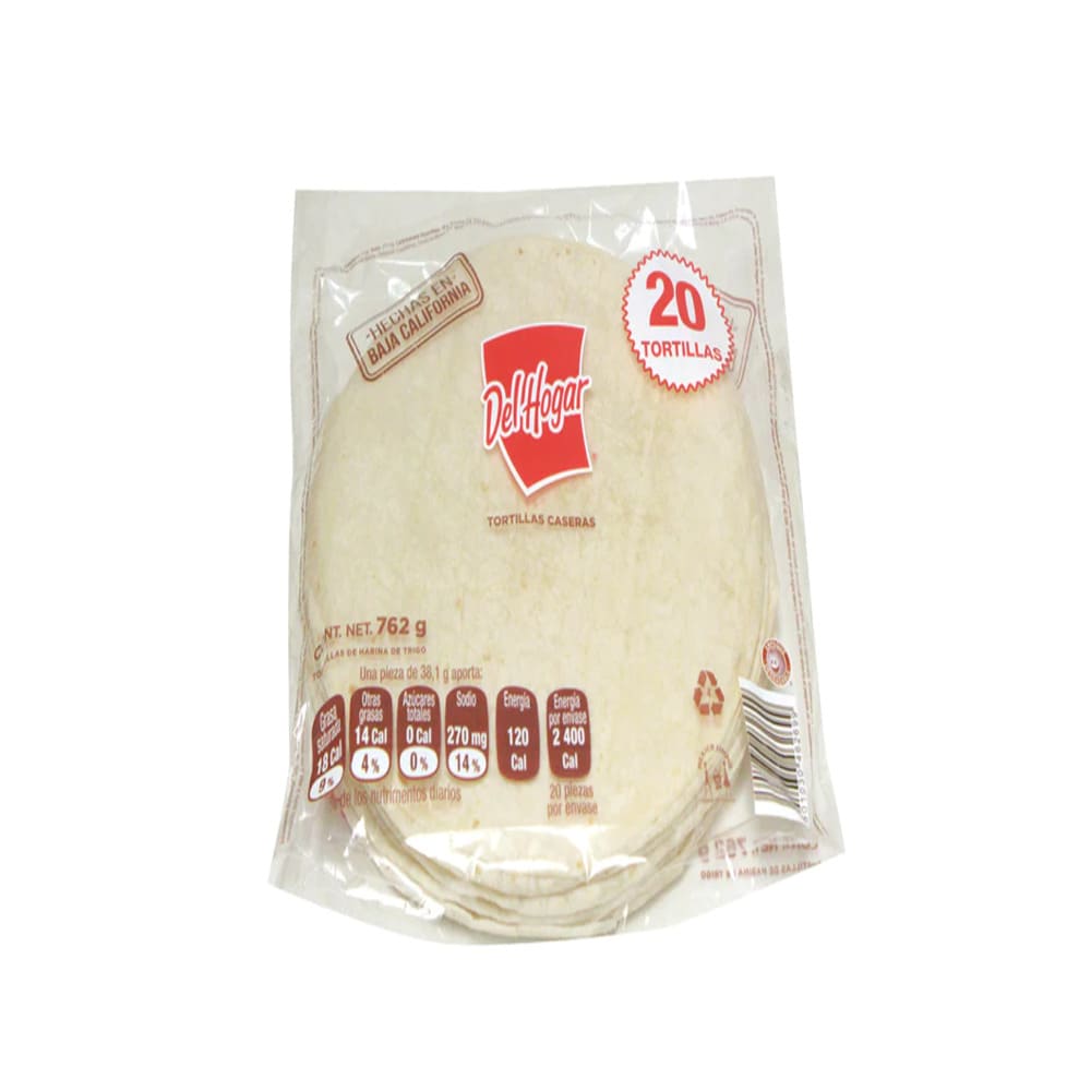 Tortilla Harina Tijuana 20 Piezas 762gr CCK