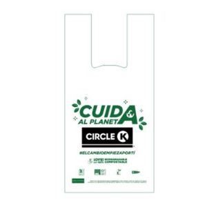 Bolsa Camiseta Tipo Compostable 1 Pieza