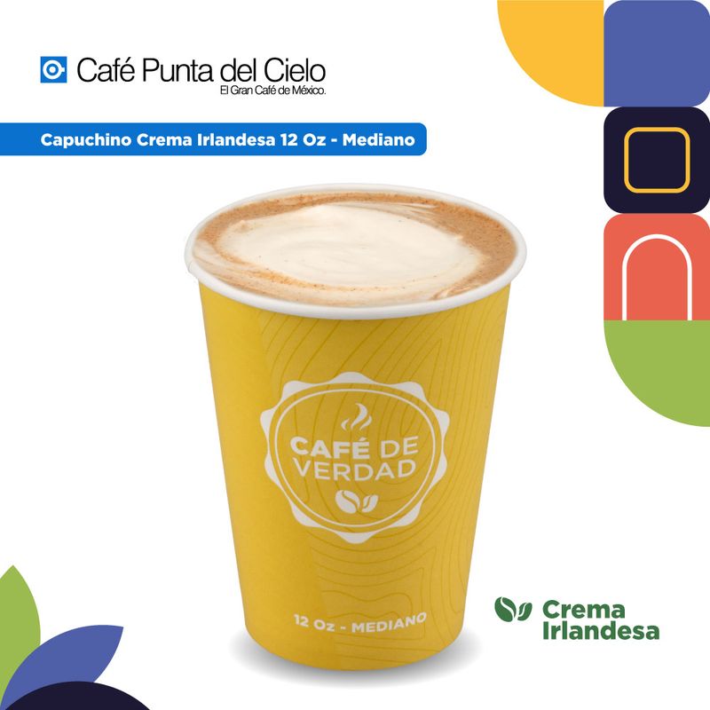 CapuchinoCremaIrlandesa12OzNegrita