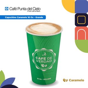 Capuchino Caramelo 16oz - Café de Verdad