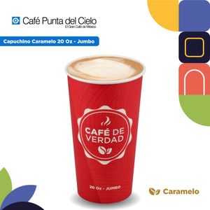 Capuchino Caramelo 20oz - Café de Verdad