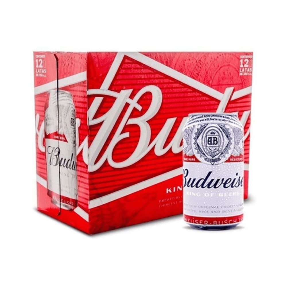 Budweiser 12 Pack Lata 355 Ml Cck