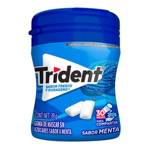 Trident 30S Menta Botella 39gr