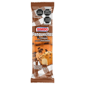 Panquecitos Bimbo con Chispas de Chocolate de 140gr
