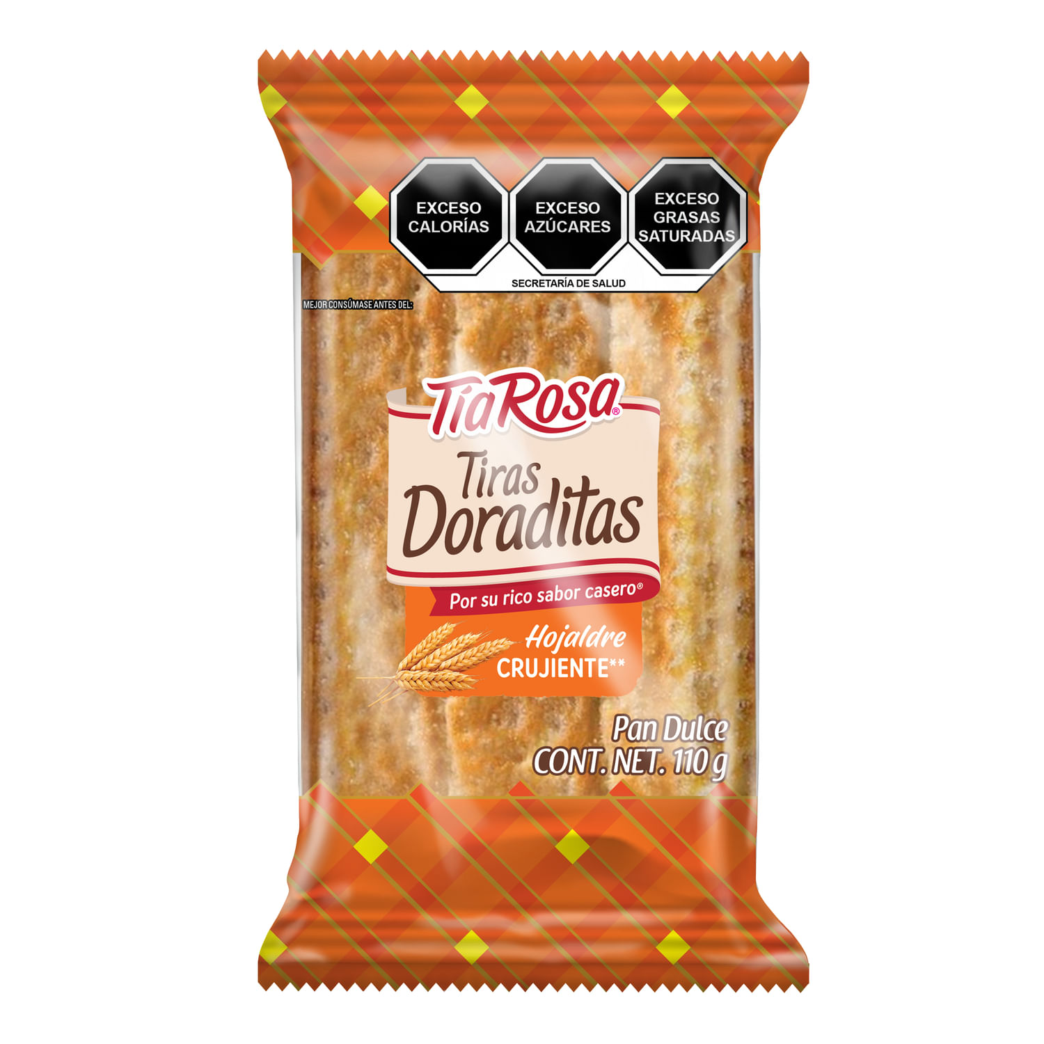 Pan Dulce Tía Rosa Tiras Doraditas 110gr Cck 