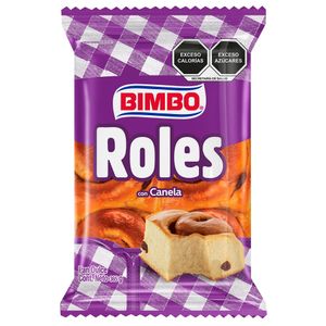 Pan Dulce Bimbo Roles con Canela 365gr