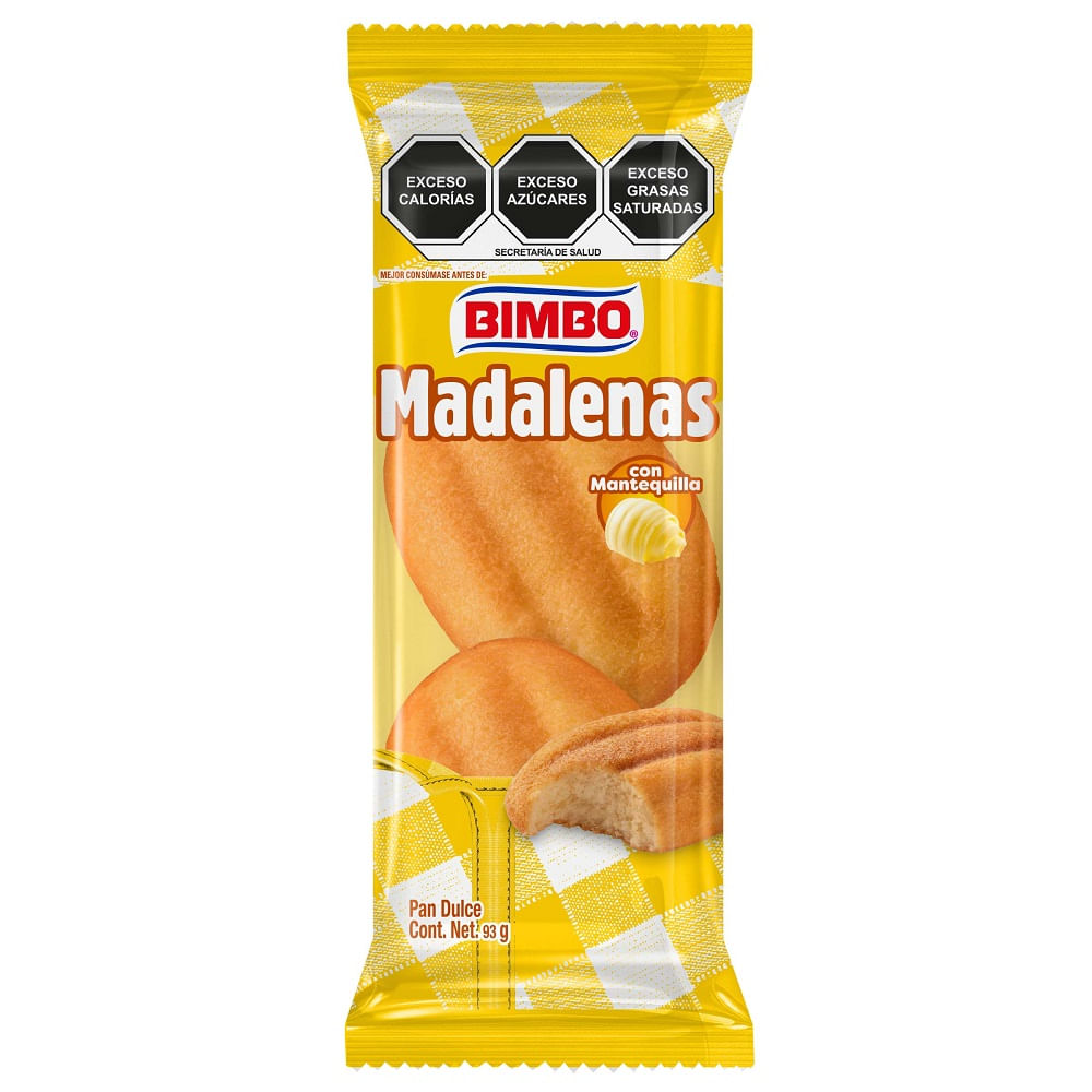 Madalenas Bimbo con Mantequilla 93 gr| CCK