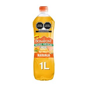 Agua Bonafont Aguas Frescas naranja 1 L