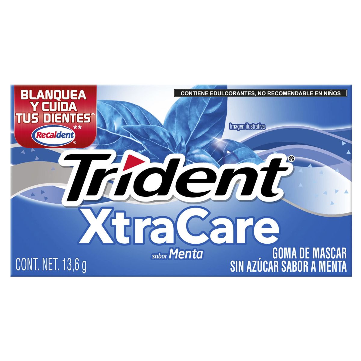 Trident Xtc 10S Menta 13.6 g| CCK