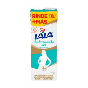 Leche Uht Lala Deslactosada Ligth 1.5 L