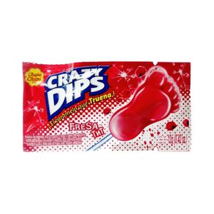 Paleta Crazy Dips fresa 12 gr
