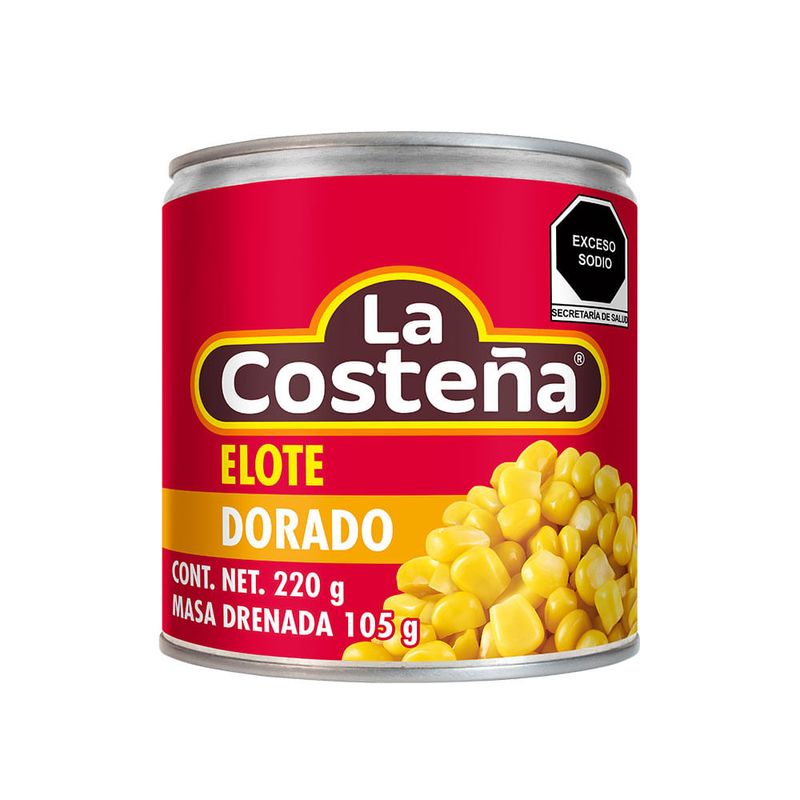 Elote Dorado La Costeña 220 gr.-1778599806942