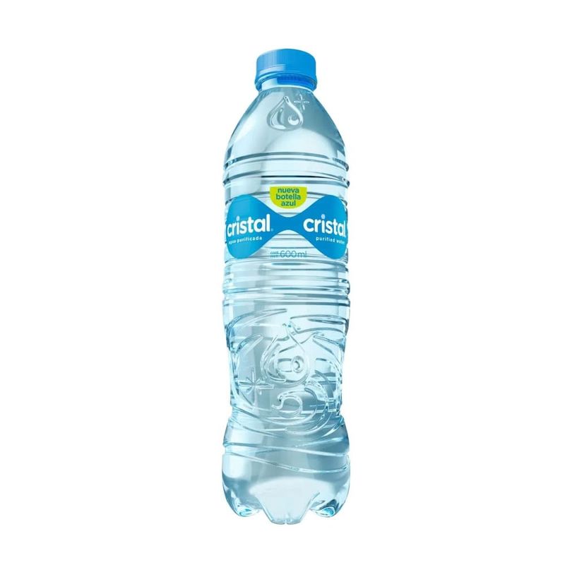 Agua Natural Cristal 600 ml.-1778599947030