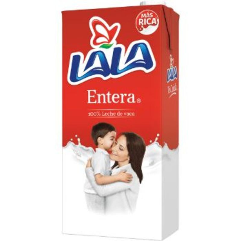 Leche Entera Carton Lala 1 lt.-1778600103380