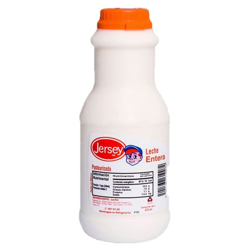 Leche Entera Jersey 473 ml.-1778600928965
