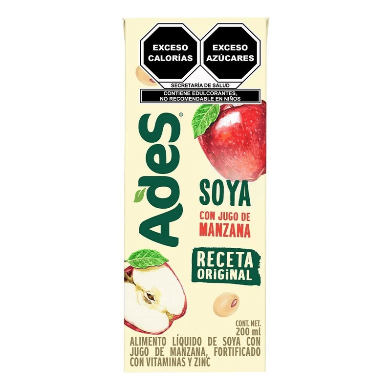 Jugo De Manzana Ades 200 ml.-1778602449894