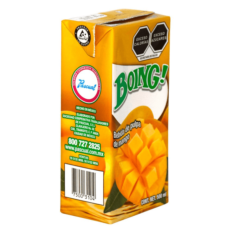 Bebida Boing de mango 250 ml.-1778602567802