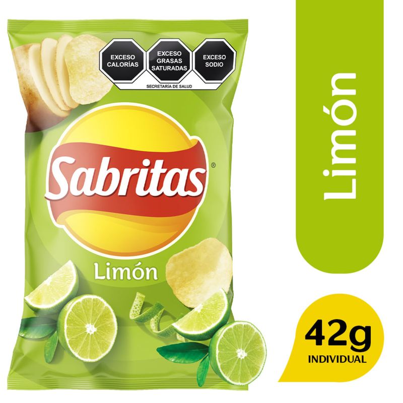 Sabritas Limon Chico 42 gr.-1778602717947