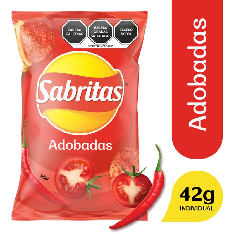 Sabritas Adobadas Chico 42 gr.-1778602741131