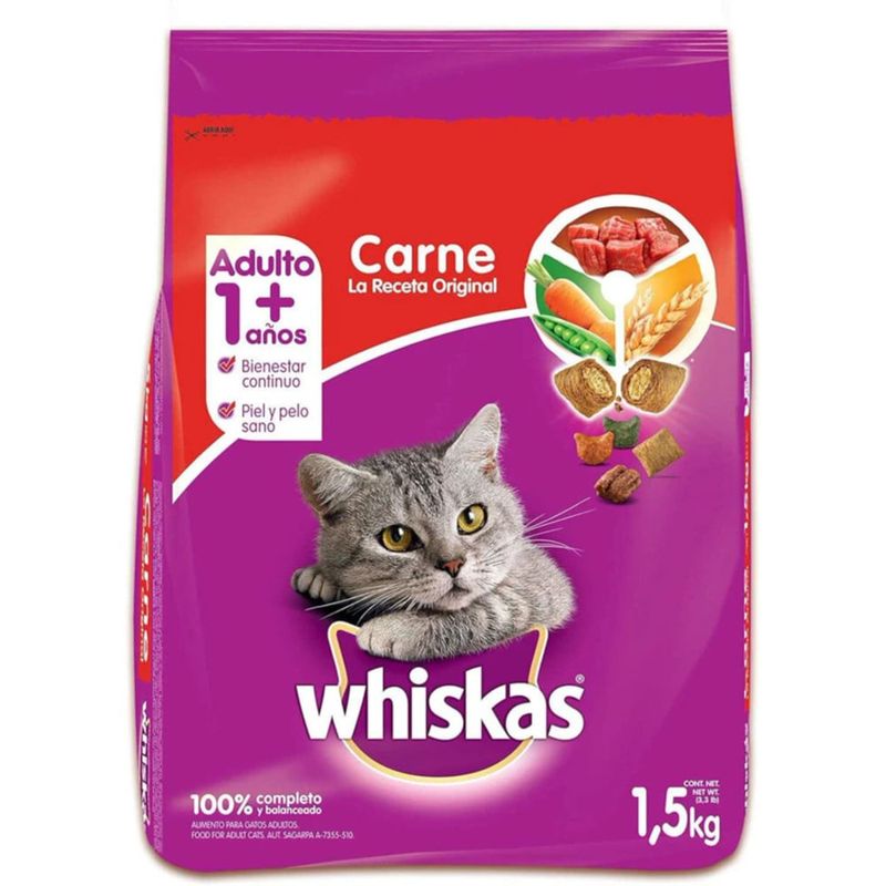 Receta Original Whiskas 1.5 kg.-1778603358388