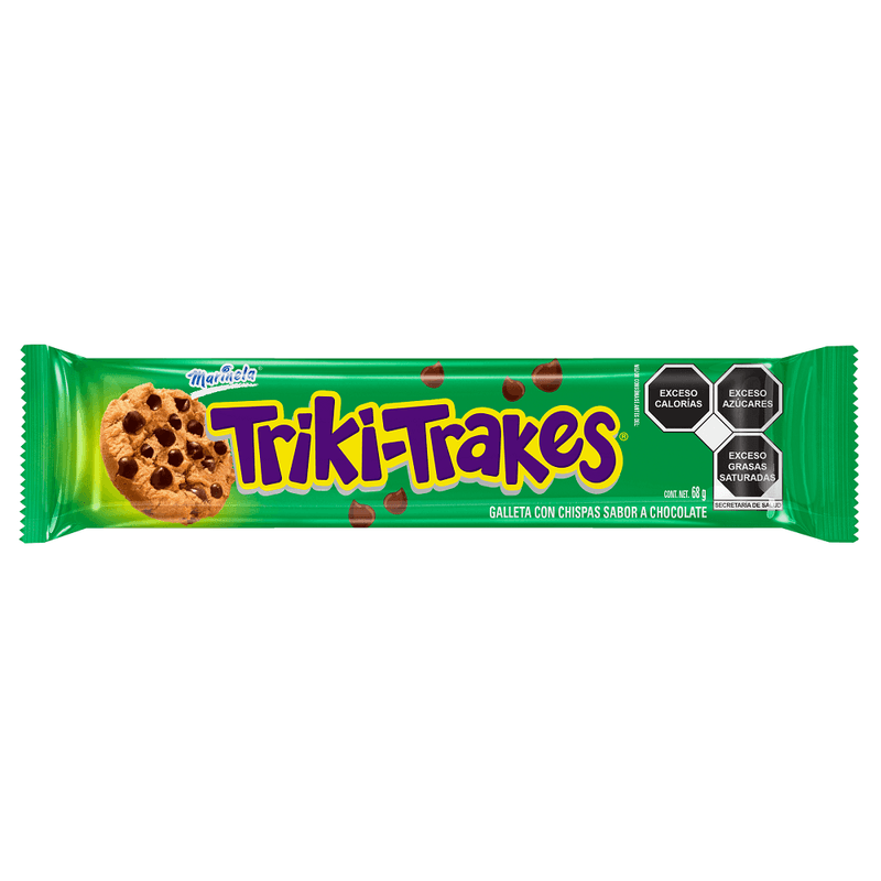 Galletas Triki-Trakes Marinela con Chispas Sabor Chocolate de 85 gr.-1778603512373