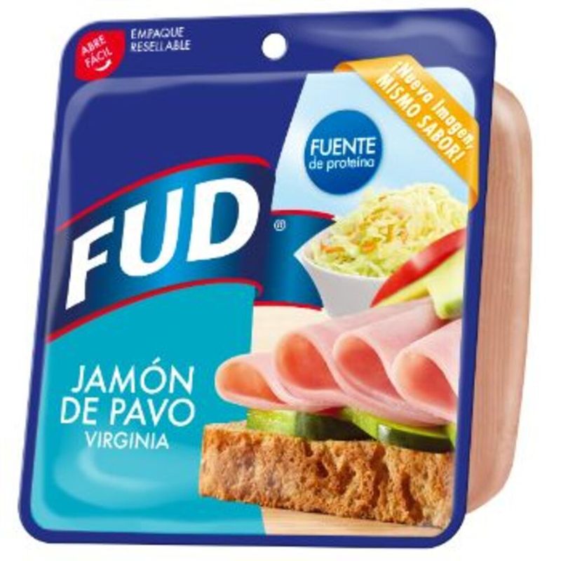 Jamón De Pavo Virginia Fud 290 gr.-1778603731497