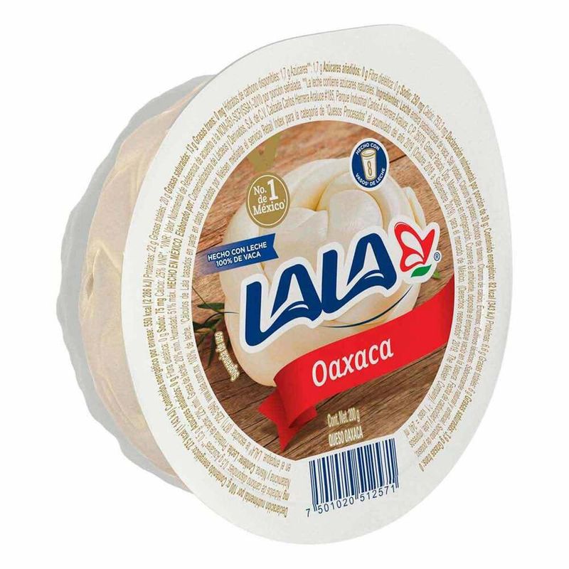 Queso Oaxaca Lala 200 gr.-1778603791577