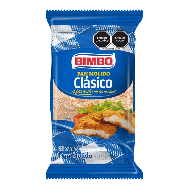 Pan Molido Bimbo Clásico 210 gr.-1778604342654