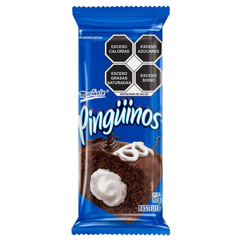 Pastelito Marinela Pingüinos 80 gr.-1778604417119