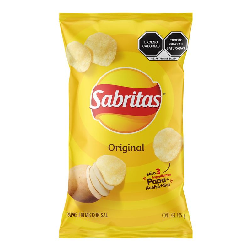 Sabritas Sal Comparte 105 gr.-1778613705111