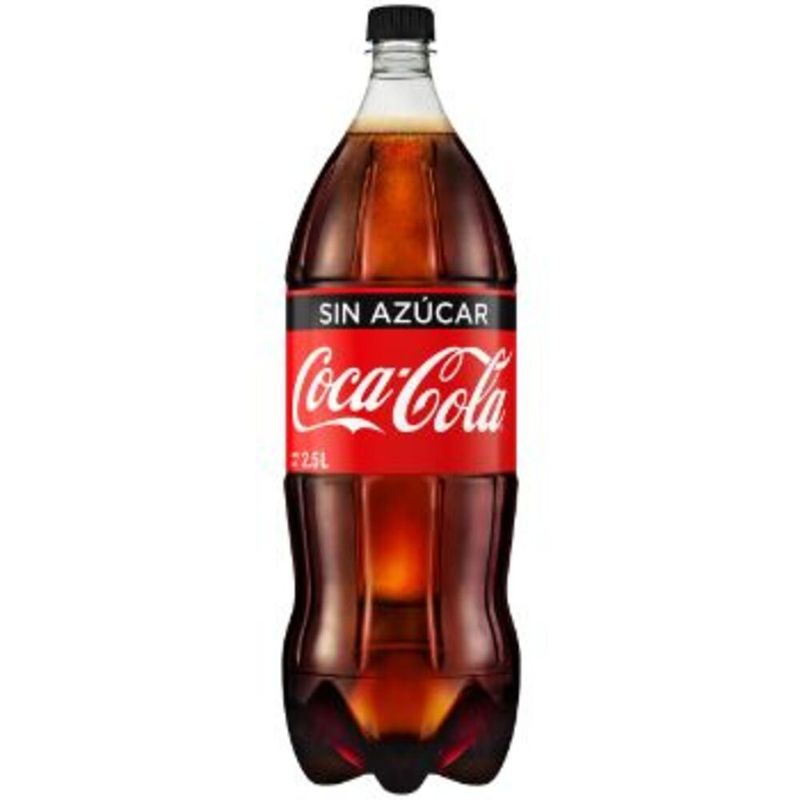 Coca Cola Sin Azucar 2.5 lt. Pet Nr-1778616991559